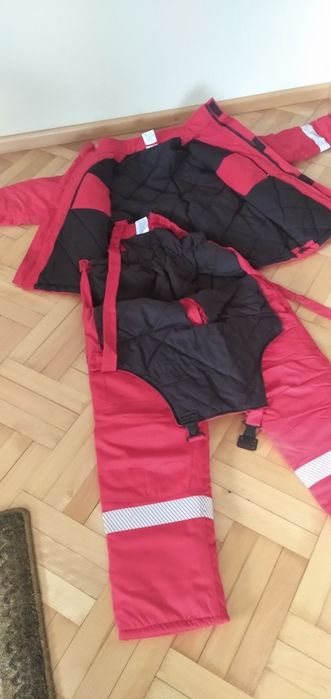 Ubranie robocze zimowe nowe ocieplane dwuczęściowe XL 182x112x98