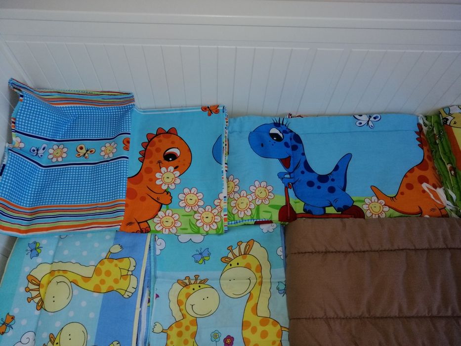 Pościel ochraniacz poszewki koce prześcieradło minky zestaw