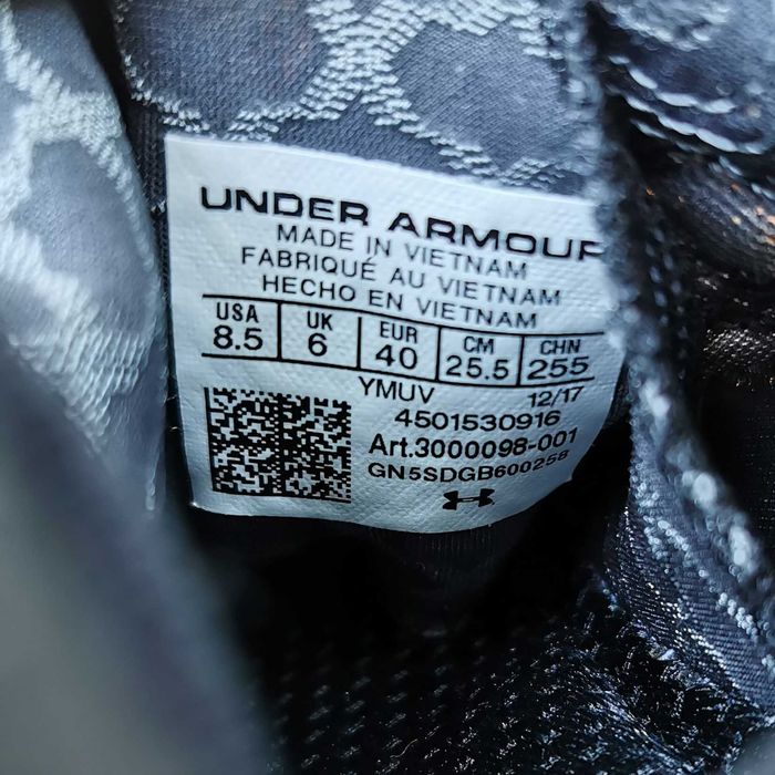 Кроссовки для бега Under Armour 40 р. Оригинал унисекс