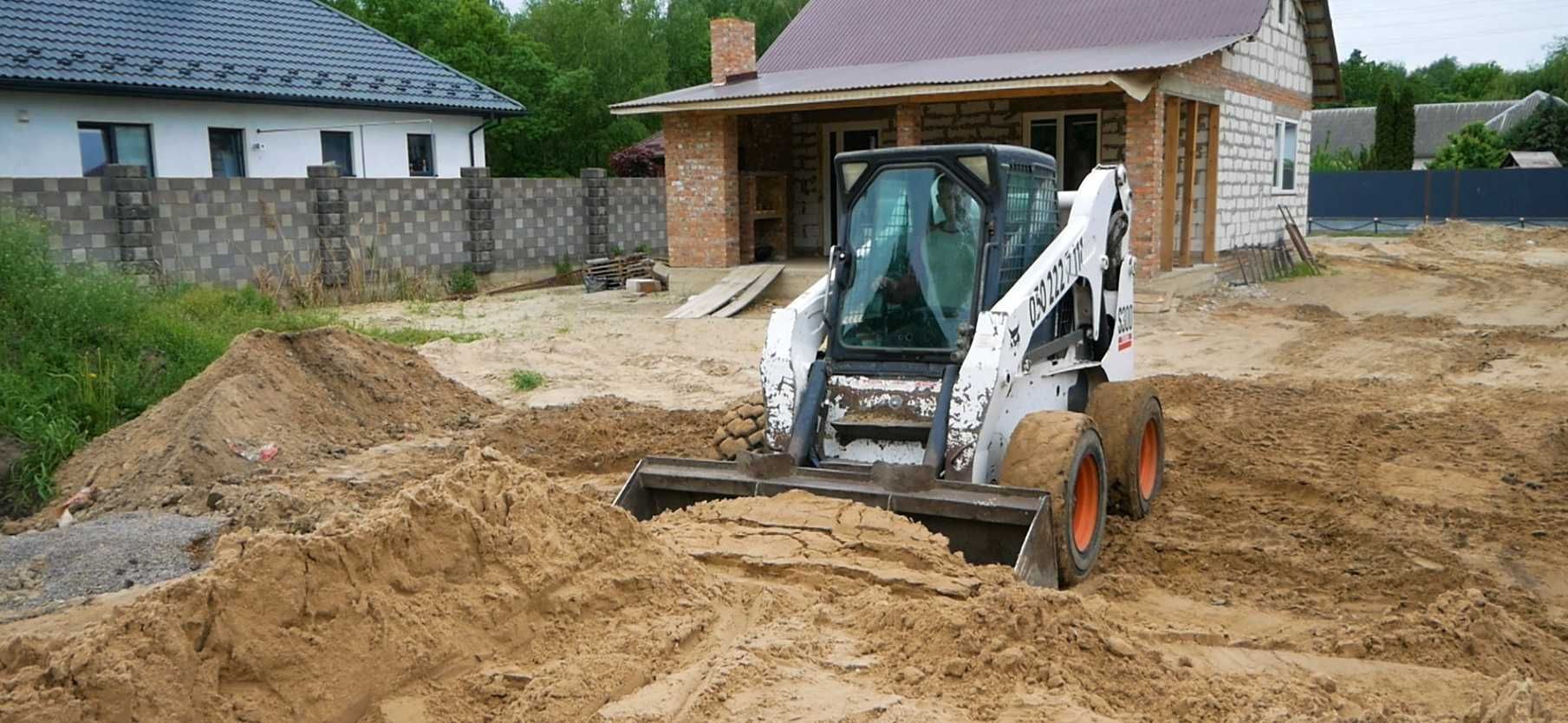 Послуги bobcat, оренда бобкат бобкет міні навантажувач, мини погрузчик