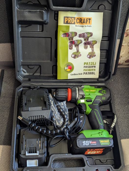 Шуруповерт ProCRAFT PA18DFR