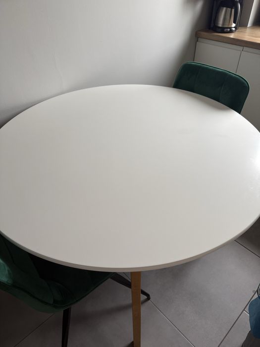 Stół Jegind Ś105 cm biały/naturalny