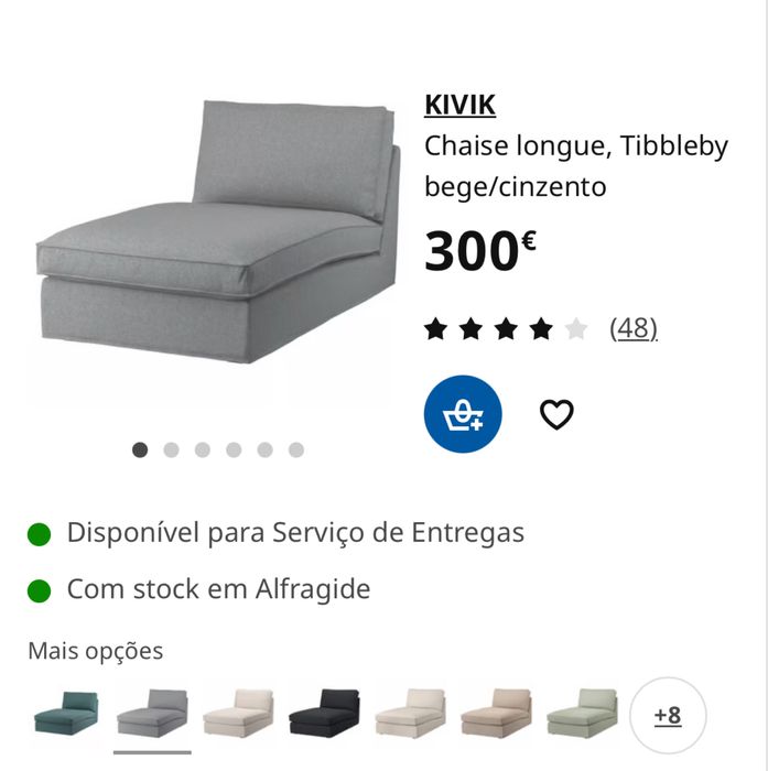 Chaise longue KIVIK - IKEA