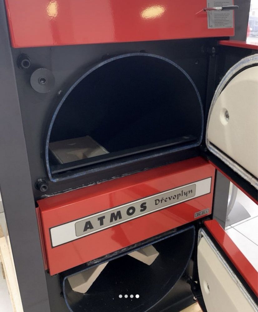 ⁉️Котел Atmos ⁉️котел піролізний Атмос DC 25 S твердопаливний