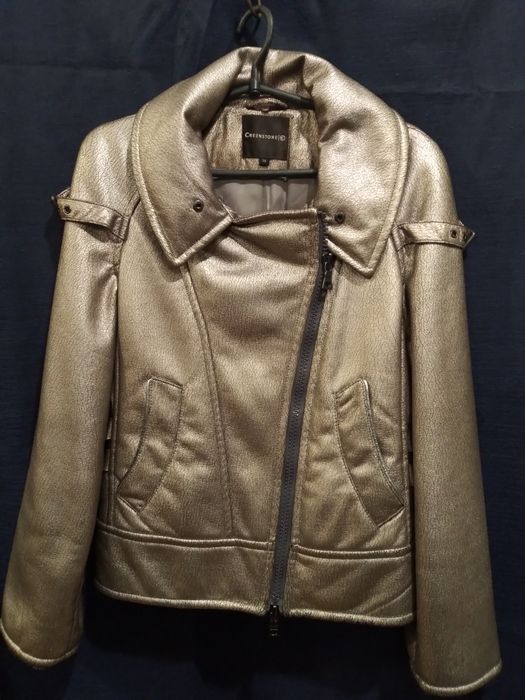 Золота жіноча тепла куртка-косуха Creenstone 38 б/у(-50%)