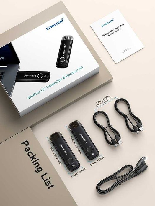 LEMORELE Bezprzewodowe HDMI