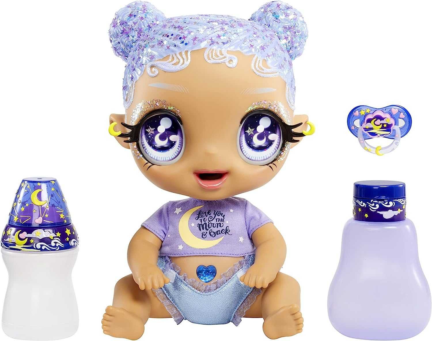 MGA Entertainment Glitter Babyz Selena Stargazer Глітер Бейбіс