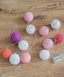 Cotton balls lampki led