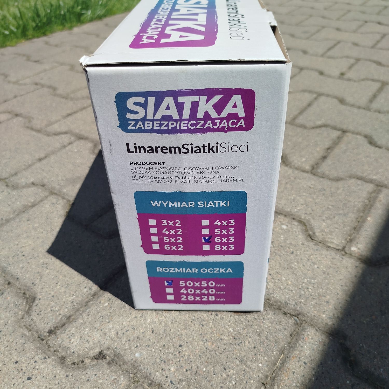 Siatka zabezpieczająca  6x3 na koty/ptaki