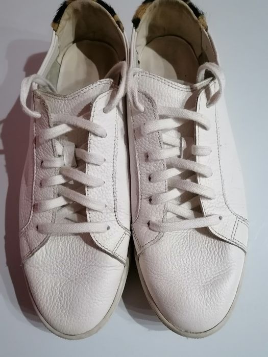 Кожанные мокасины  ZARA