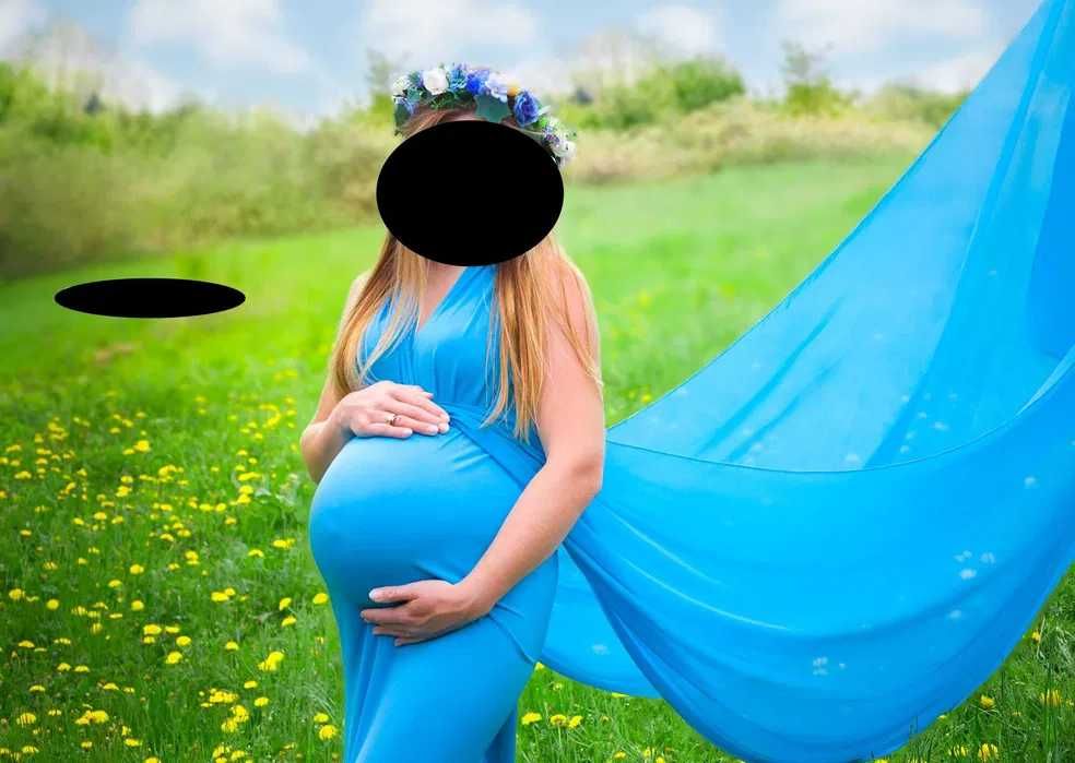 Suknia do sesji ciążowej