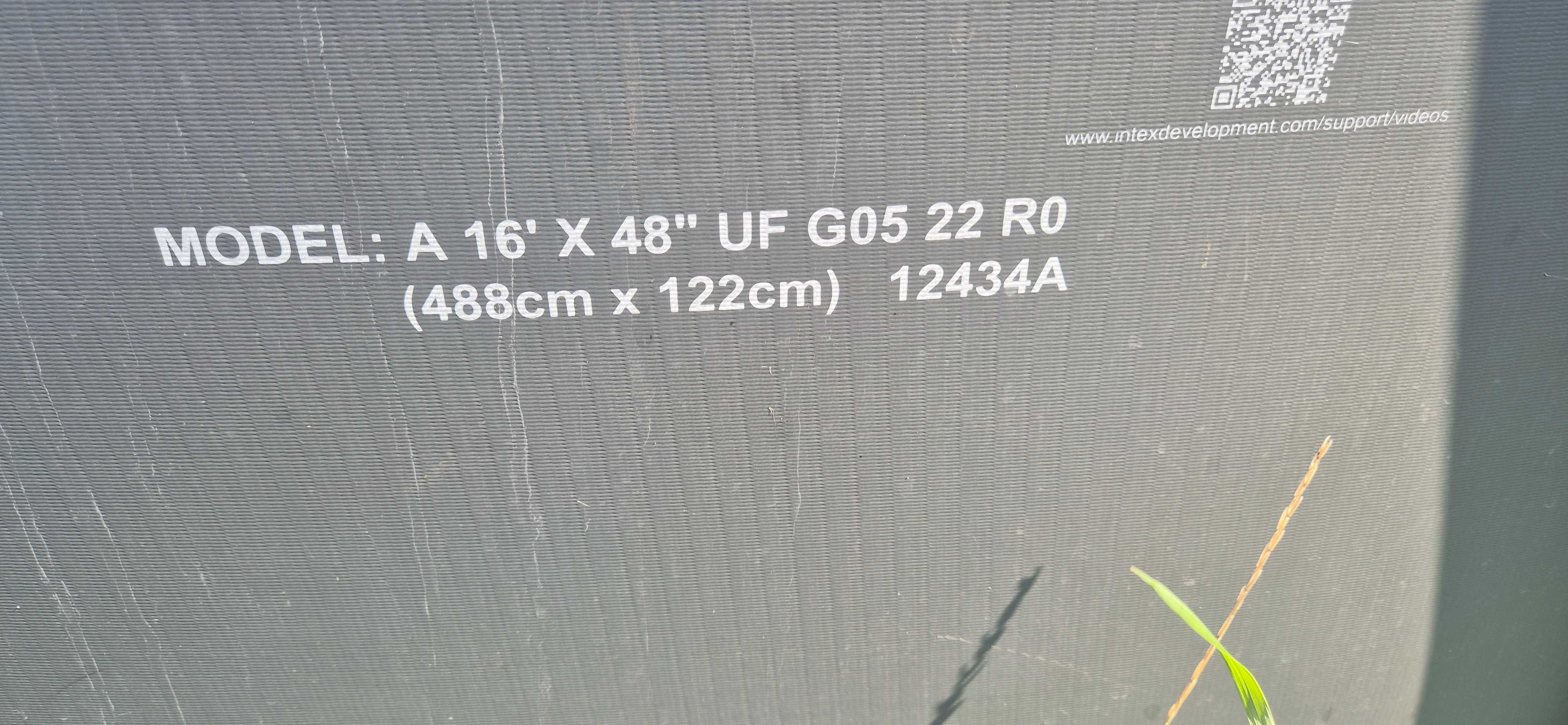 Basen Intex 488x122 z pompą piaskową duzy zestaw