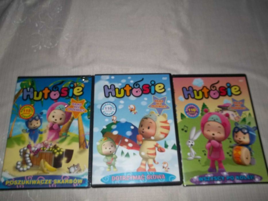 HUTÓSIE Hutosie bajki dla dzieci bez przemocy aż 6 na płycie DVD