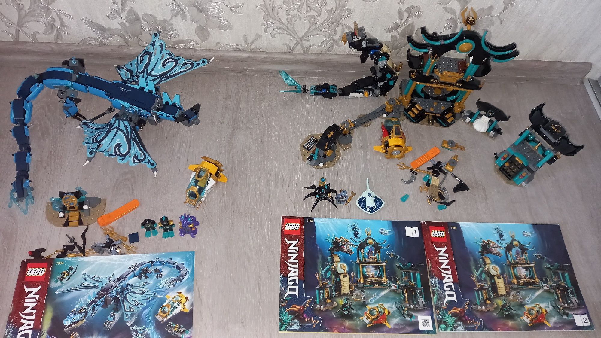 Конструктор лего lego ниндзяго ninjago 71754, 71755