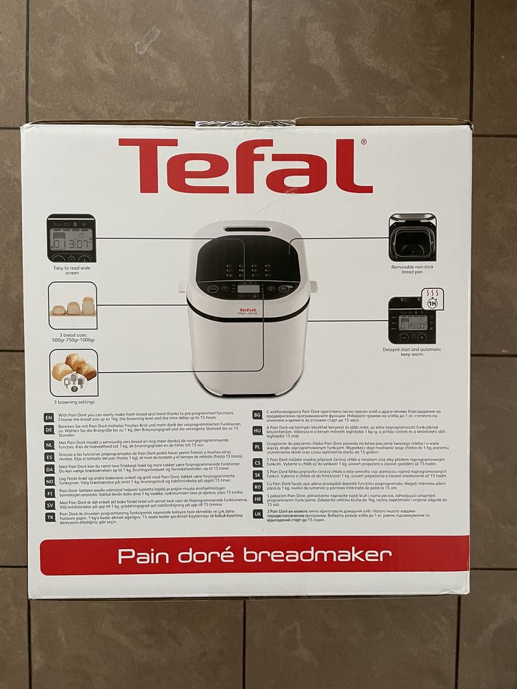 Tefal Pain Dore PF2101 - wypiekacz do chleba NOWY!