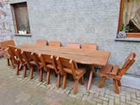 Stół ogrodowy 3m z 10 krzesłami