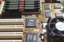 Retro zestaw Asus VX97 Socket7 + Intel Pentium 166MMX + 32MB EDO Ram!