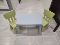 Stolik z krzesłami dla dziecka Mamut IKEA