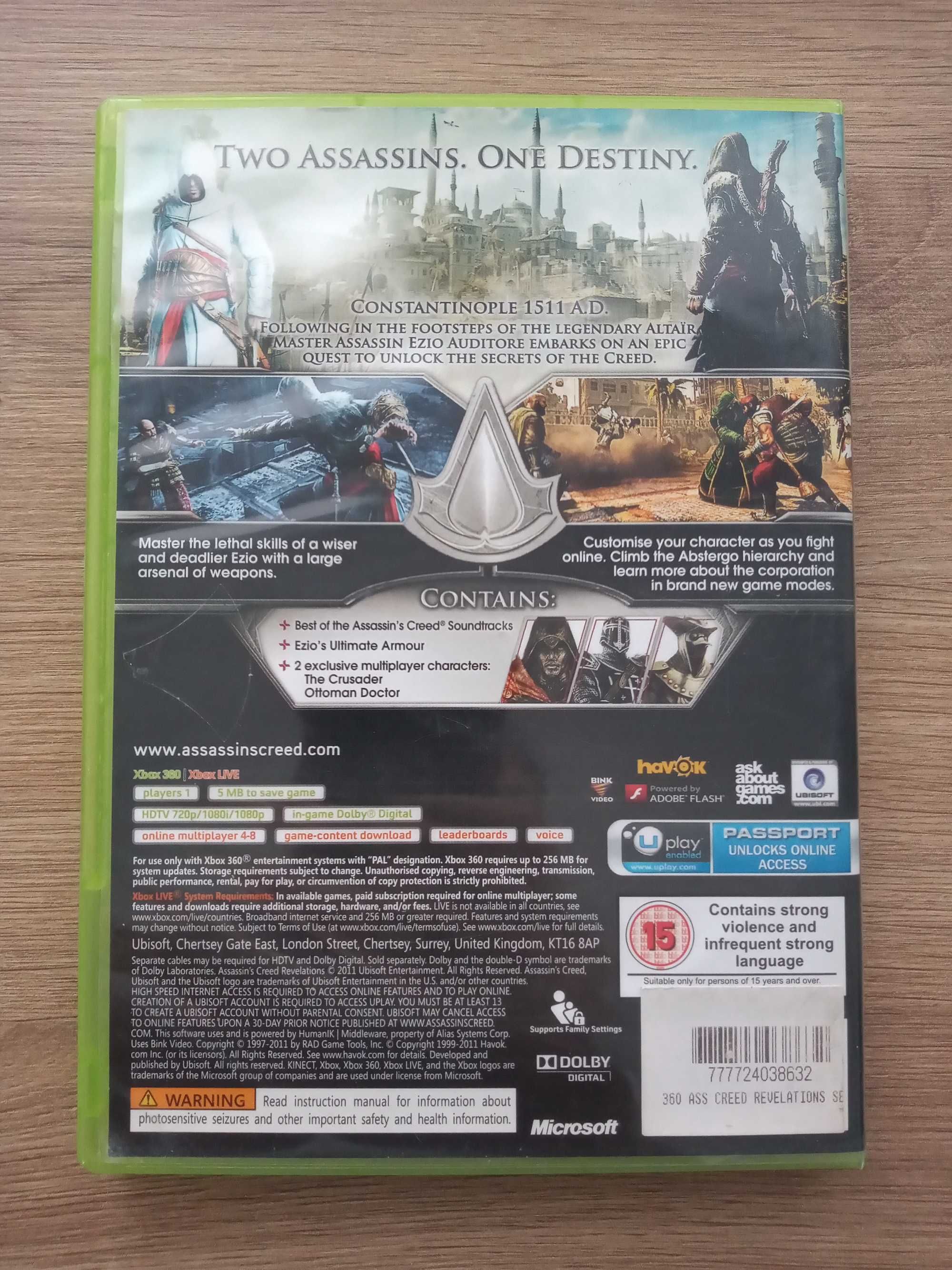 Gra Assassin's Creed Revelations XBOX 360
