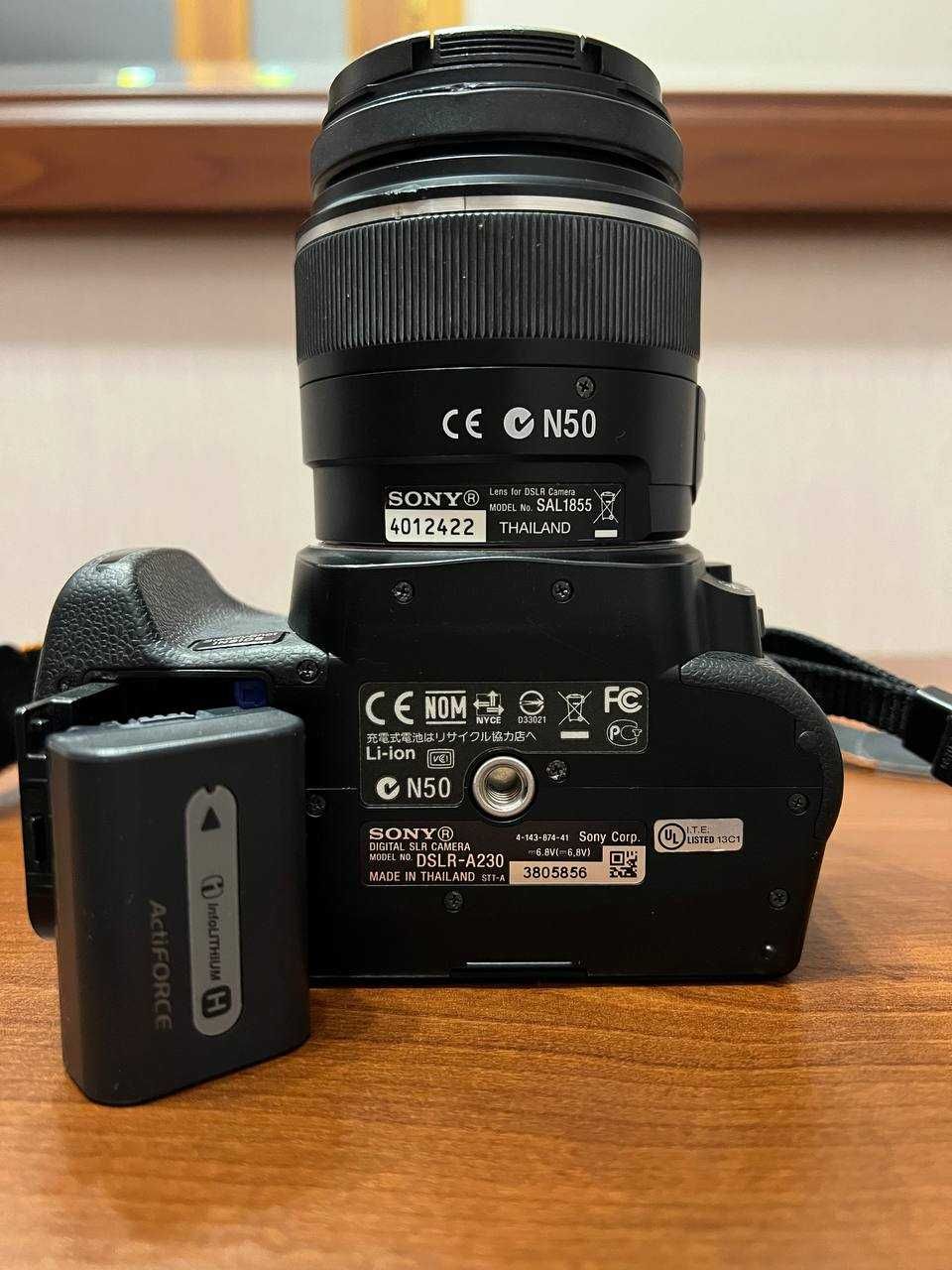 Фотоапарат Sony Alpha DSLR-A230 Kit 18-55