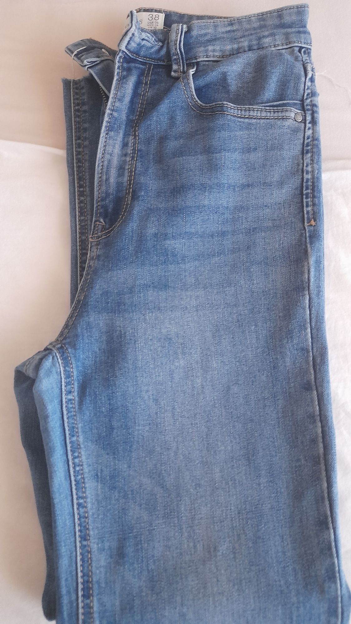 Calças de Ganga Stradivarius n.38