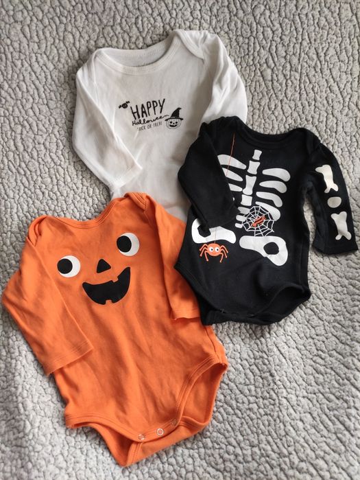 Zestaw 3 body Halloween In extenso 62/68