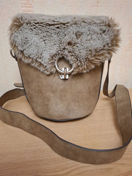 Сумка жіноча  через плече, Next , оливковий колір