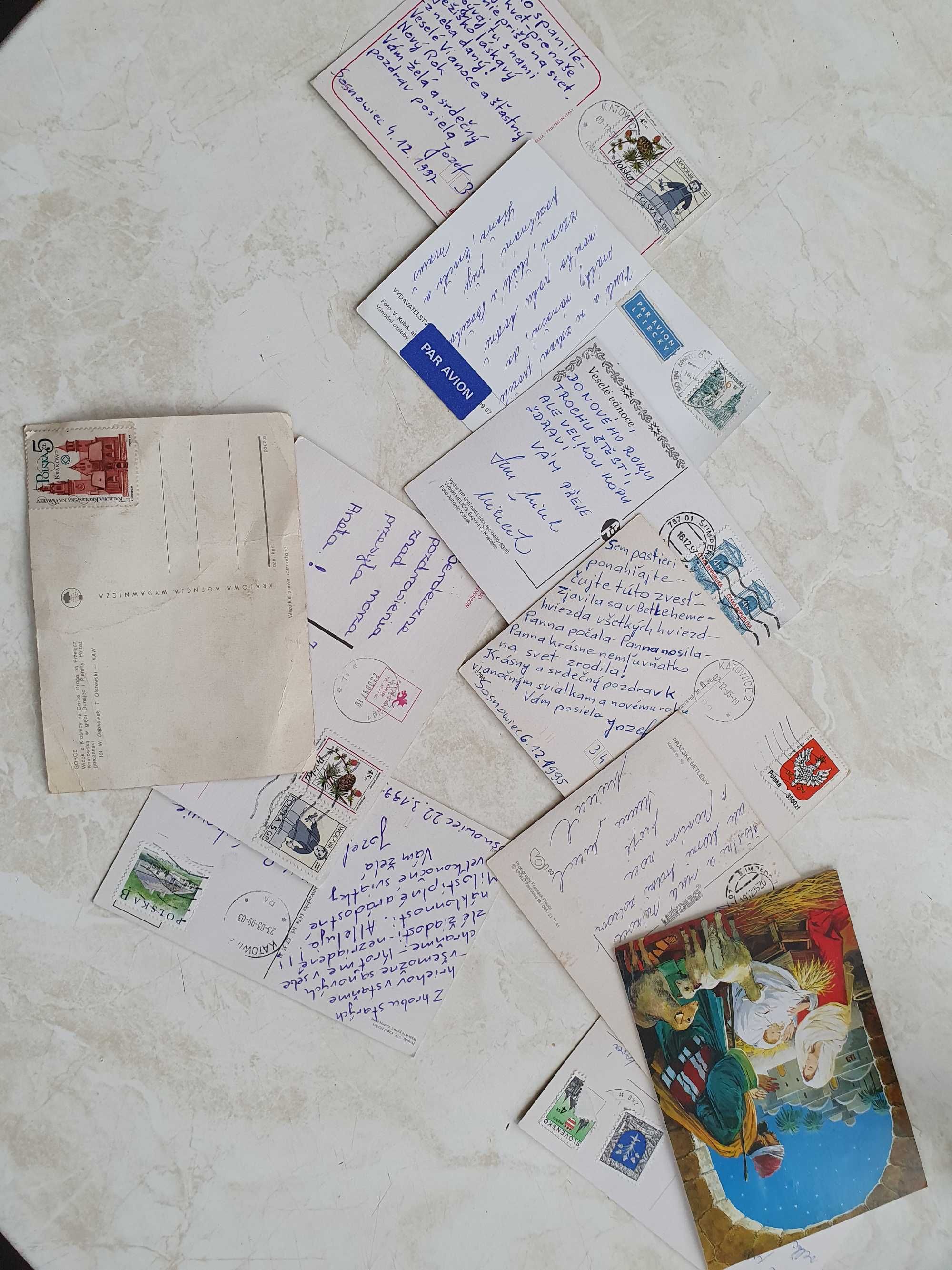 Stare kolekcjonerskie pocztówki zestaw