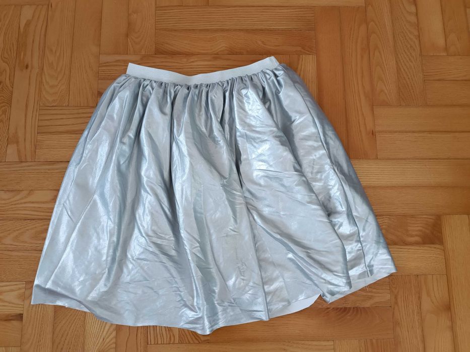 Spódnica srebrna H&M