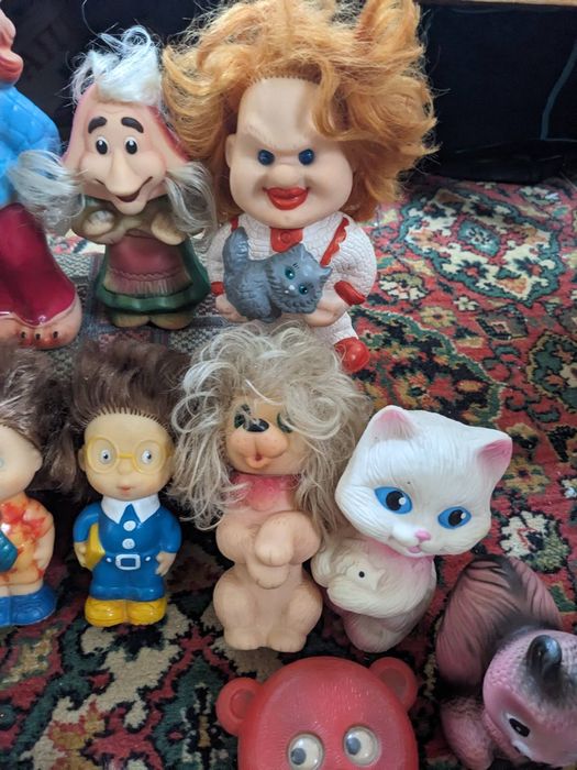 Резиновые игрушки СССР