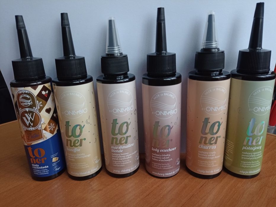 Zestaw 6 szt. Toner do włosów onlybio różne odcienie