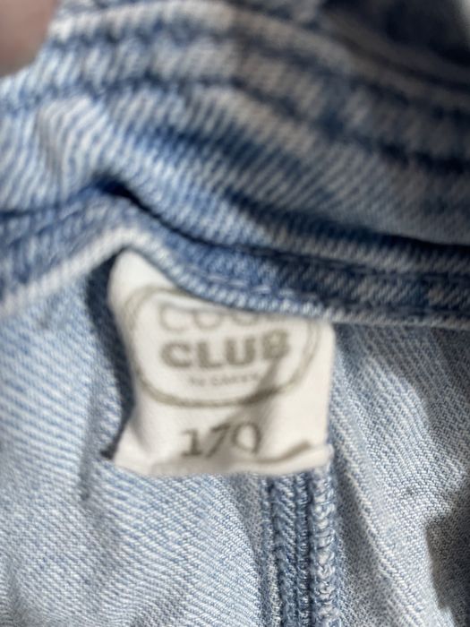 Spodenki ogrodniczki jeans 170