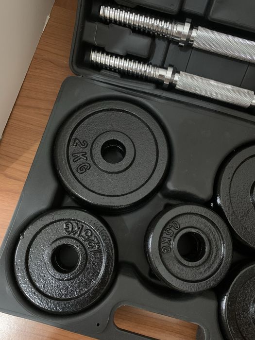 Conjunto de Halteres | Everlast - 18kg (NOVO)