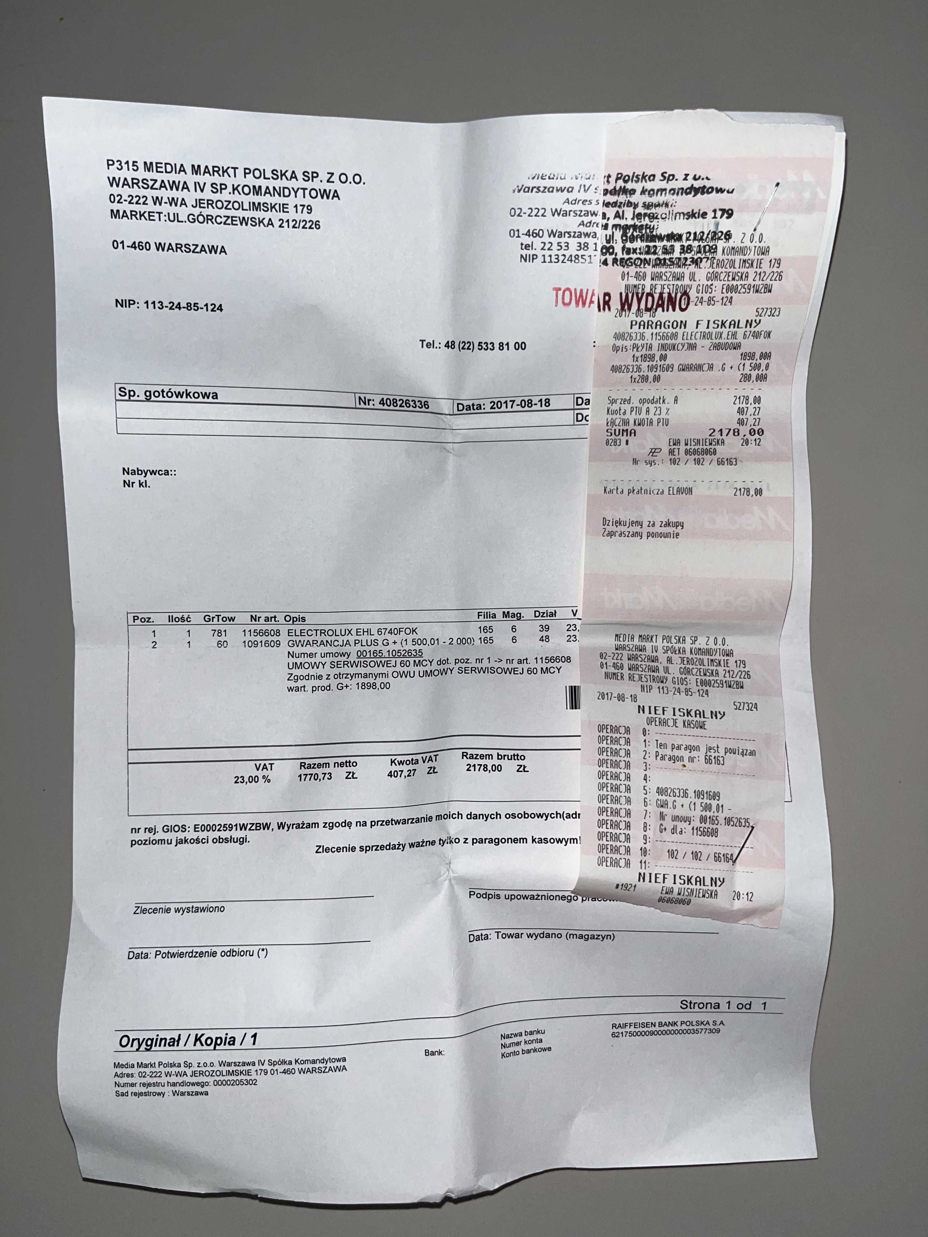 Płyta indukcyjna Electrolux EHL 6740FOK