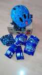 Kask na rower ( S ) + zestaw ochraniaczy
