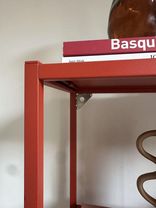 Komoda Regał metalowy czerwony ikea