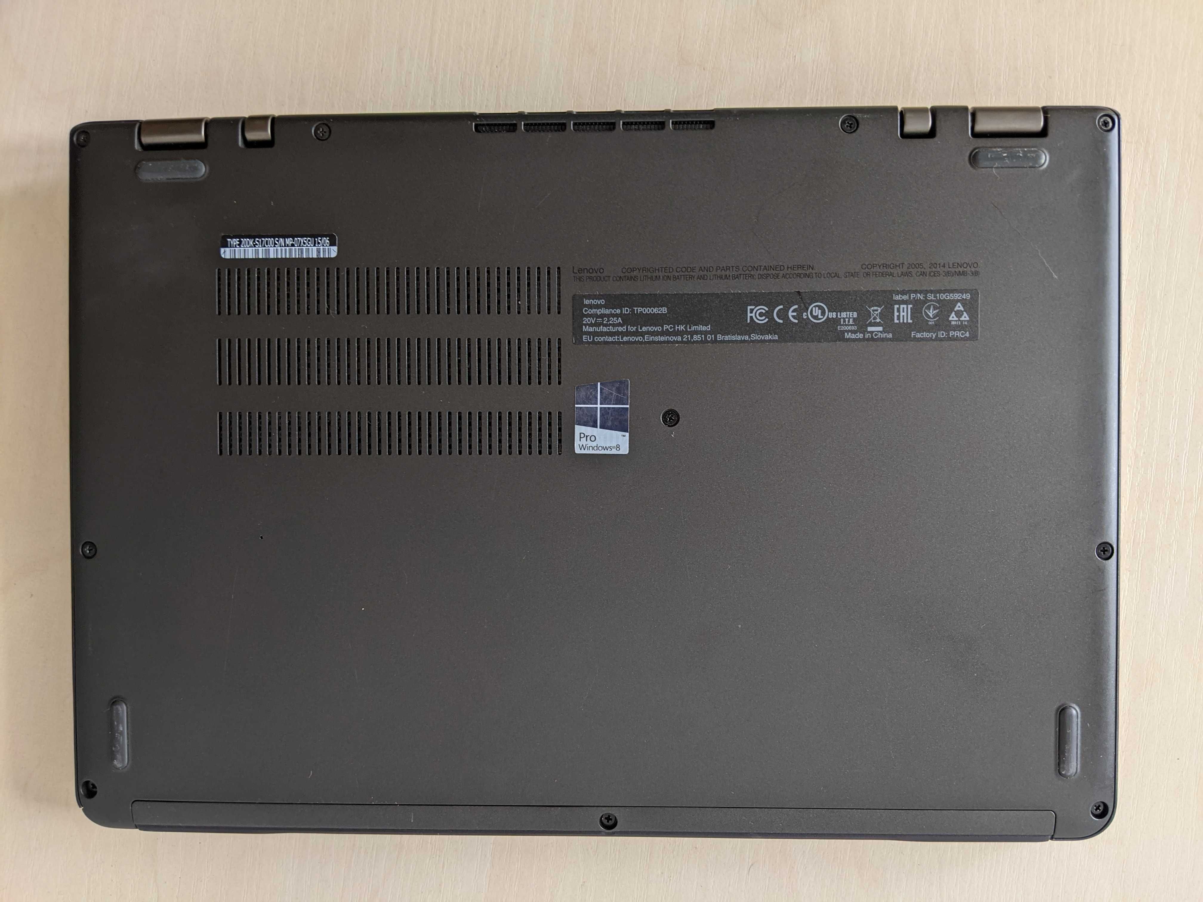 трансформер Lenovo ThinkPad Yoga 12 - i5/8/180ssd/ FHD IPS стілус