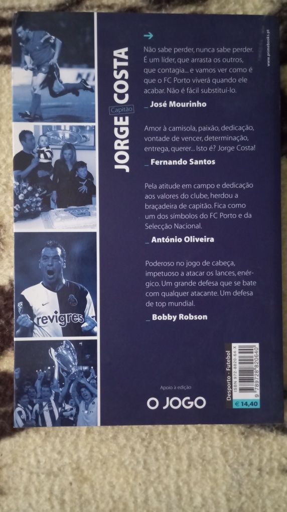 Livro Jorge Costa Capitão