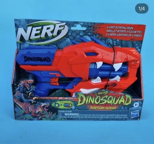 Nerf Dinosquad Raptor Slash dart blaster пістолет бластер