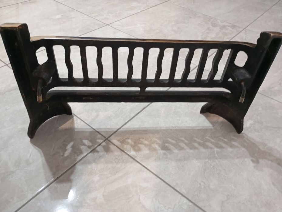 Osłona żeliwna do kominka otwartego