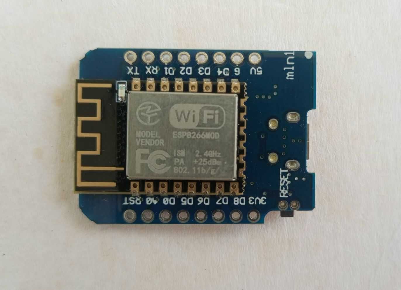 2,4 GHz Wi Fi 802.11 b/g/n модуль Wemos D1 mini ESP8266MOD micro USB
