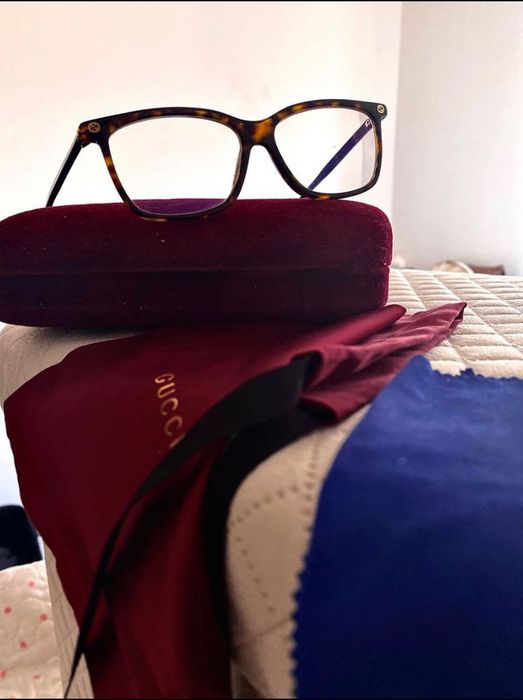 Armação da marca Gucci