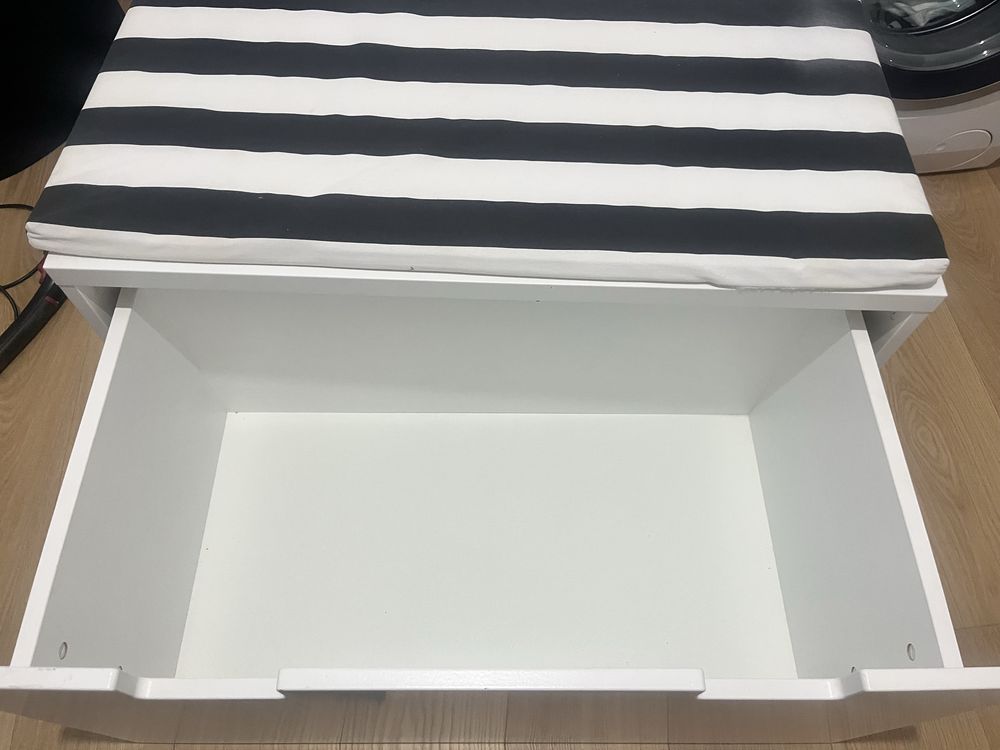 Szuflada ławka z siedziskiem ikea smastad