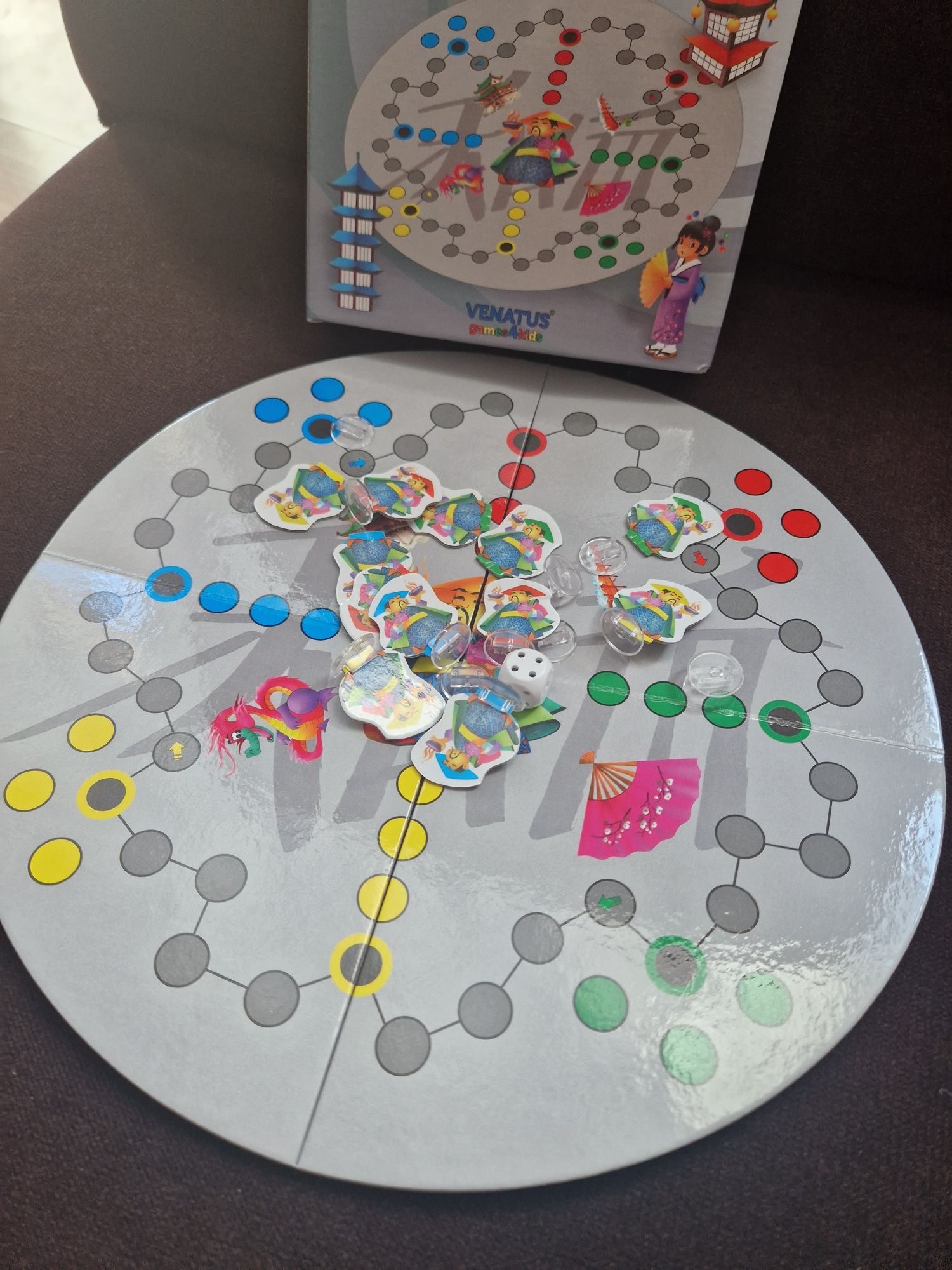 Gra Chińczyk+Puzzle Kolejkowe Abecadło