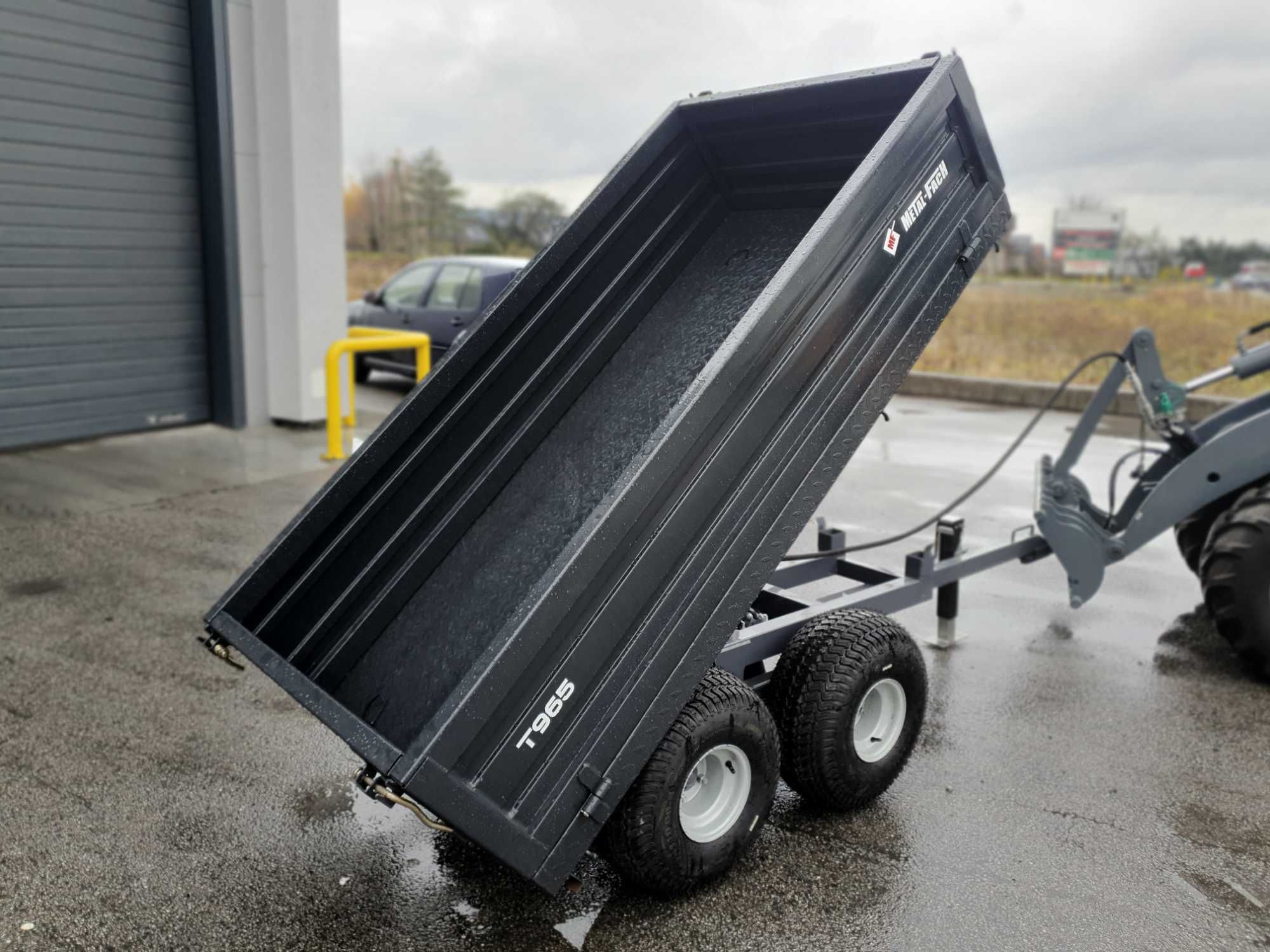 Przyczepka do Mini Ciągnika - Mini traktorka Metal-Fach T965 1,5 T