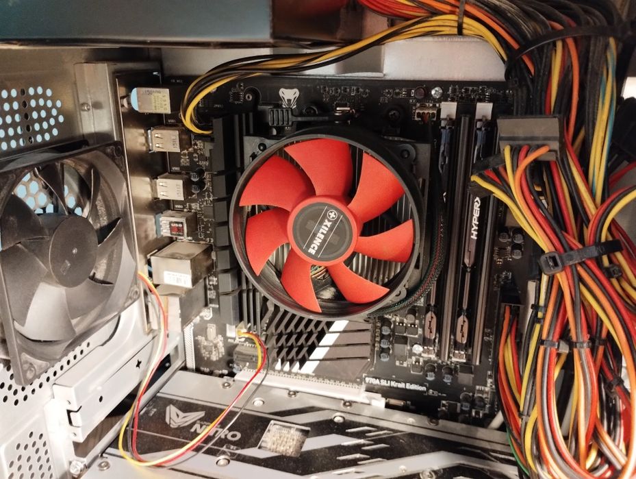 Komputer stacjonarny FX8150, RX580, 14gb RAM, dysk SSD