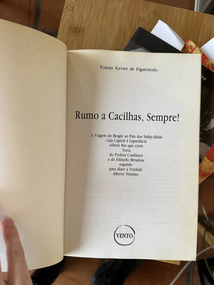 Livro de Tomás Xavier de Figueiredo - Rumo a Cacilhas, Sempre!
