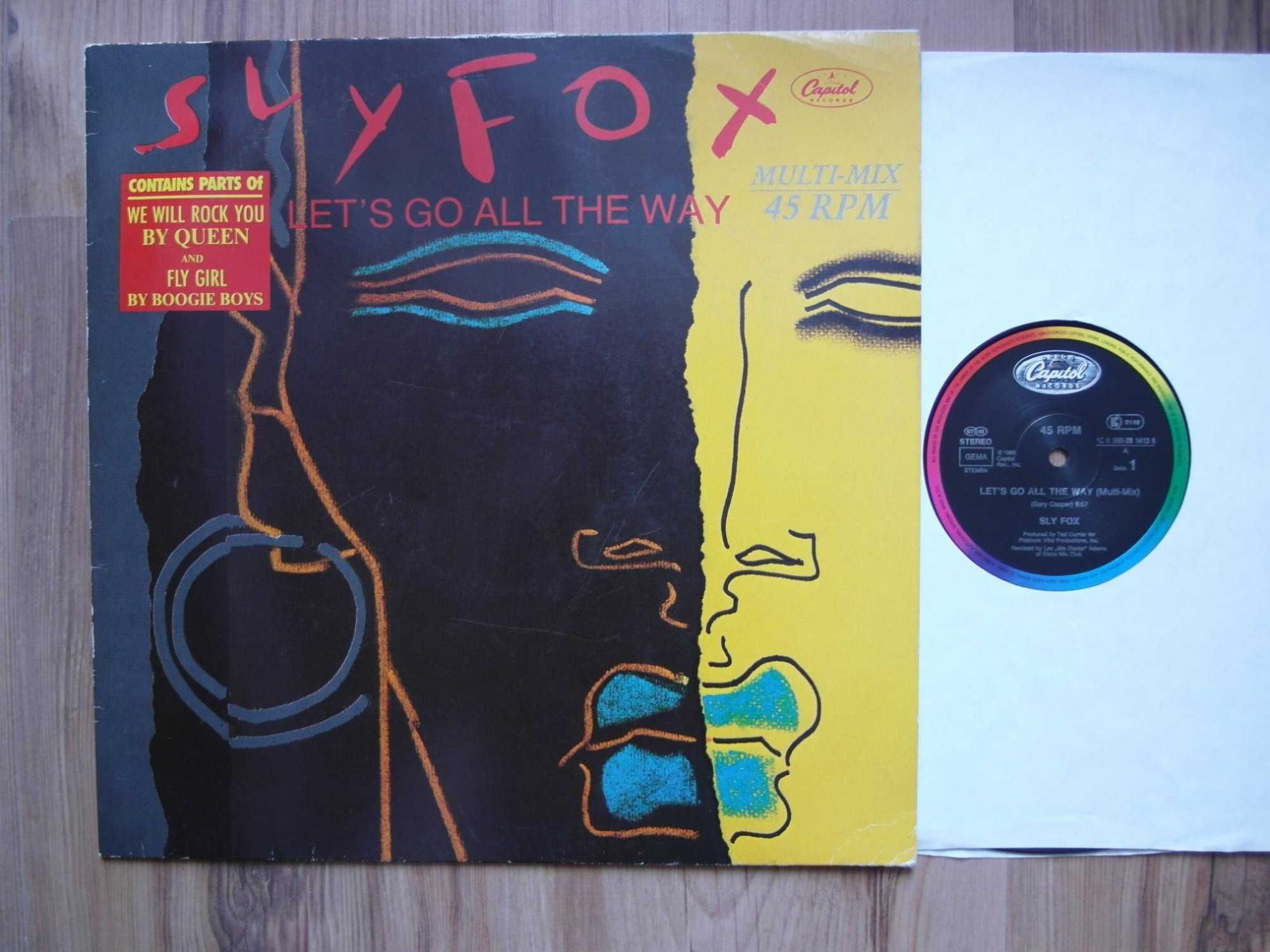 SLY FOX ~  Let's Go All The Way ~ winyl 12" maxi ~ Wrocław lub wysyłka