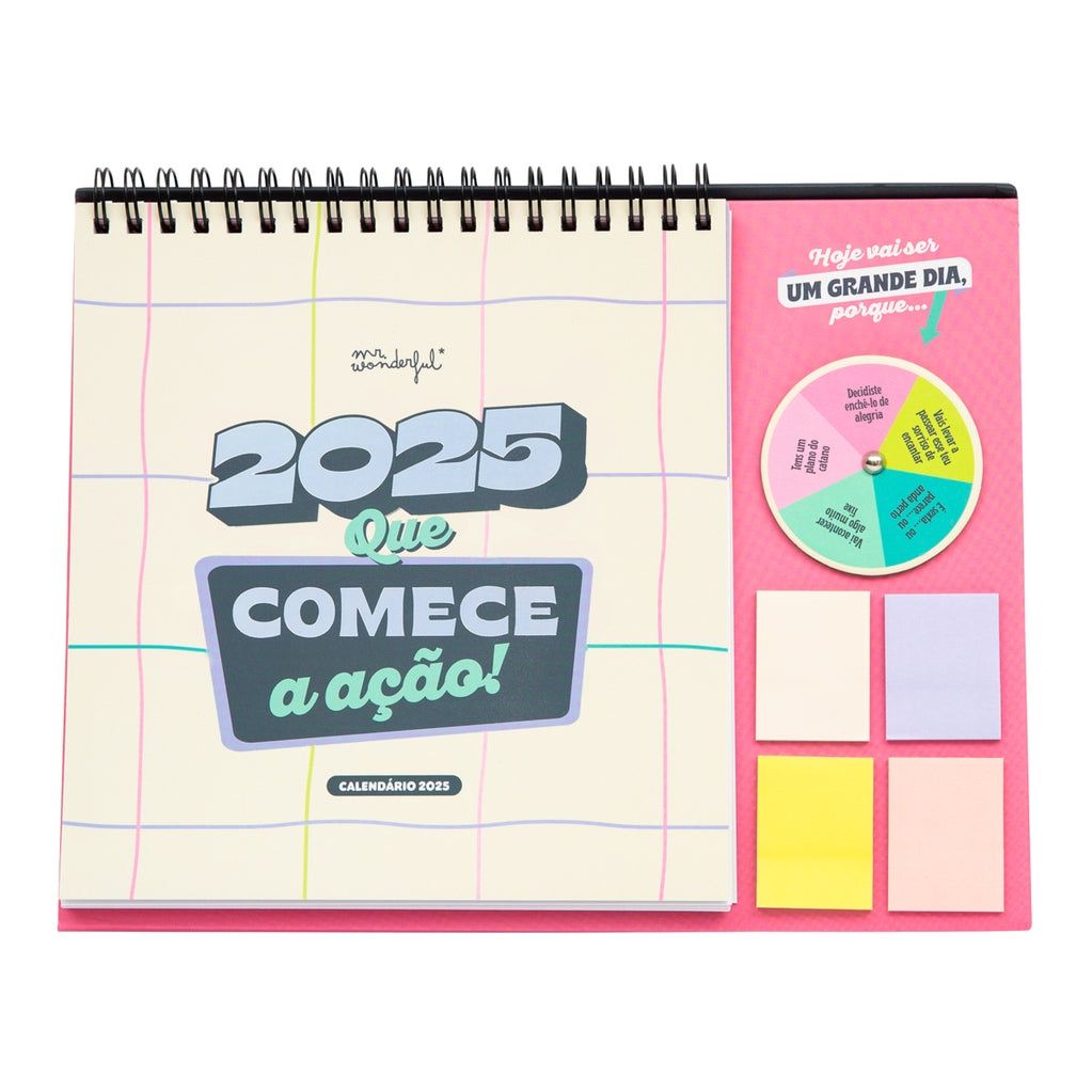 Calendário de mesa 2025