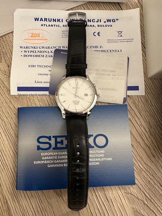 Seiko SKA743P1 - piękny (stan kolekcjonerski) i elegancki zegarek